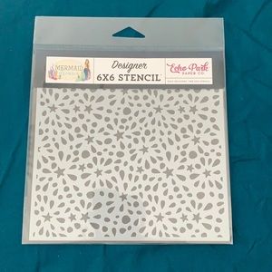 Echo Park 6x6 mermaid dreams stencil